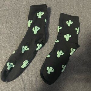 Kids cactus print socks
